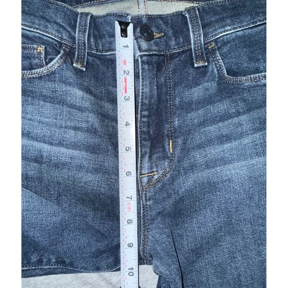 Hudson Womens Krista Jeans Skinny Dark Wash Distressed Denim Streetwear Size 28